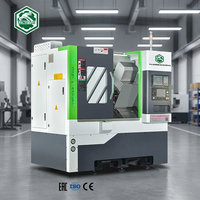 Tour CNC à lit incliné haute précision CK46P-Y100 4 axes avec tourelle motorisée et machine de tournage-fraisage axe Y
