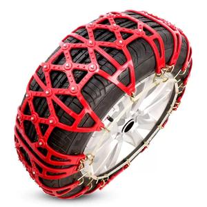 Cadena antideslizante <span class=keywords><strong>para</strong></span> neumáticos de coche al por mayor, <span class=keywords><strong>clavos</strong></span> de acero, cadena <span class=keywords><strong>para</strong></span> <span class=keywords><strong>nieve</strong></span>, generación de pan todoterreno de invierno, cadena de <span class=keywords><strong>rueda</strong></span> de tendón de ternera de goma gruesa - Product Image 1