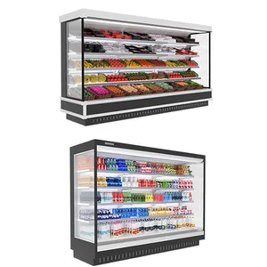 Cam kapi buzdolabı merkezi marketten ekran buzdolabı ticari içecek dondurucu dik cam kapi dondurucu