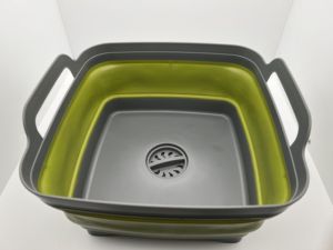 Juego de coladores plegables para cocina, cesta coladora con asas y ganchos para verduras, frutas, pasta, para usar en el <span class=keywords><strong>fregadero</strong></span> de la cocina - Product Image 3