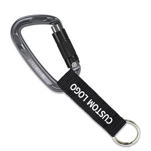 Porte-clés de bracelet personnalisé, lanière courte, mousqueton avec porte-clés - Product Image 2