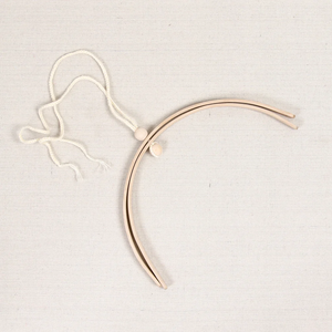 Decoración para Cuarto de Bebé, Soporte Redondo de Madera de Haya para Móvil de Cuna, Marco de <span class=keywords><strong>Arco</strong></span> para Colgar Móviles DIY - Product Image 3