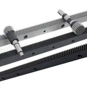 Custom No-standard Size Drive Mod1 20 Teeth Rack Gear and Pinion for CNC Linear Rails