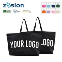 Sac fourre-tout en toile personnalisé avec logo pour salon professionnel, sac promotionnel, sac de convention, cadeau d'entreprise, écologique, réutilisable, vente en gros