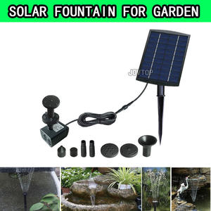 <span class=keywords><strong>Fontaine</strong></span> <span class=keywords><strong>solaire</strong></span> de jardin 2w avec lumière, pompes à eau solaires, fontaines d'eau d'extérieur - Product Image 3