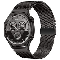 Bracelet de montre en acier inoxydable de haute qualité, boucle parachute milanaise, pour Huawei Watch GT5 46 mm GT4 22 mm