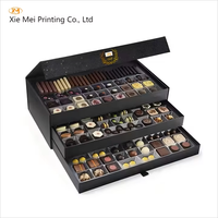 Logo personnalisé Emballage cadeau de luxe truffe Caja Almohadilla en papier rigide Boîte de chocolat Cikolata Kutusu Luks Caja Para Bombones