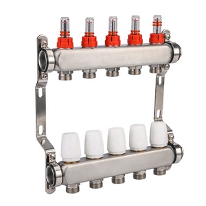 2 à 12 <span class=keywords><strong>Tours</strong></span> Par le Sol Collecteur De Chauffage En Acier Inoxydable - Product Image 2