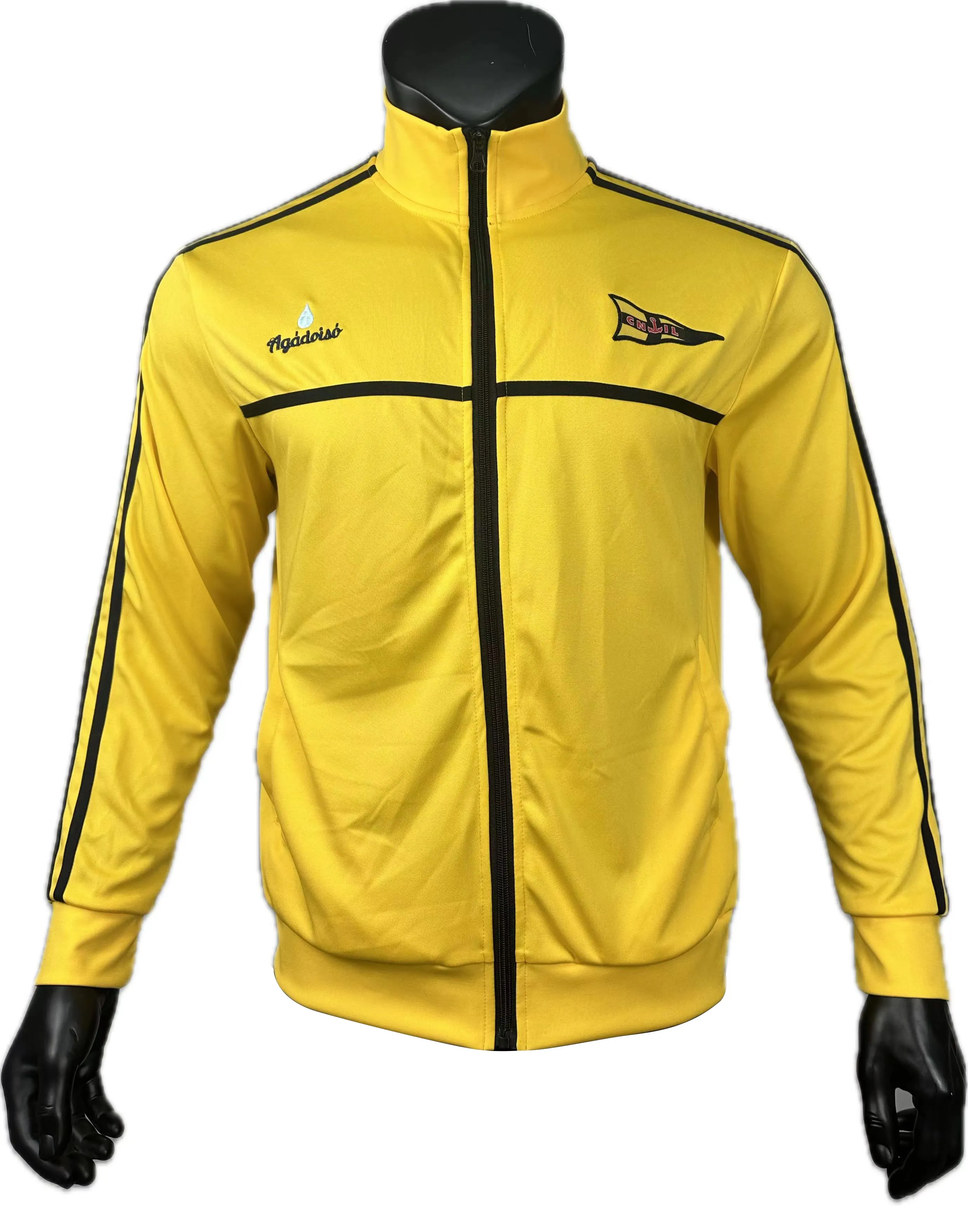 Veste de football en polyester avec LOGO personnalisé, survêtement de sport pour entraînement de football unisexe