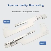 Nouveauté : Guide de couture pour machine à coudre plate, outil pour surjeteuse, pied presseur pour patte de boutonnage