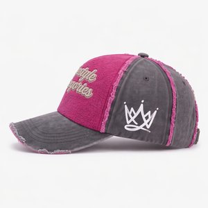 Casquette de camping unisexe 6 panneaux en polaire brodée 3D en chenille avec logo personnalisé de la marque T&L, idéale pour l'extérieur, toutes saisons, OEM, vente en gros - Product Image 6
