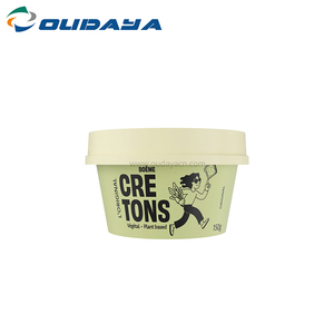 Gobelets IML 170 ml 17,7 g en PP de qualité alimentaire pour boissons, jus et desserts, avec couvercle et cuillère, sans transfert d'odeurs, inviolables, marque OUDAYA - Product Image 4