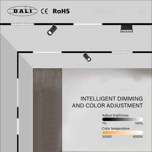 Thiết kế mới tuyến tính ánh sáng theo dõi với Dali từ hệ thống dẫn 0-10V <span class=keywords><strong>Dimmable</strong></span> 6W 12W 18W nhôm đèn cơ thể - Product Image 1
