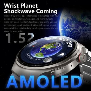 HW6max Relojes Inteligentes Amoled 1.52 pouces Amoled écran 3 sangles chargeur sans fil Chat GPT Fitness tracker IP67 HW6 Max - Product Image 4