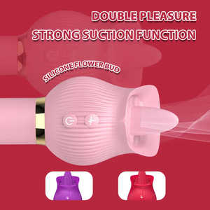 Couples Gift Rose-Themed Magic Insertable Vibrator Anal/<strong>Vaginal</strong> Female Intimate Simulation <strong>Toy</strong> - Product Image 5