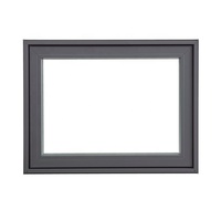 Fenêtres en verre d'auvent de cadre UPVC utilisées par Commercial de haute qualité utilisées pour la fenêtre d'auvent de maison