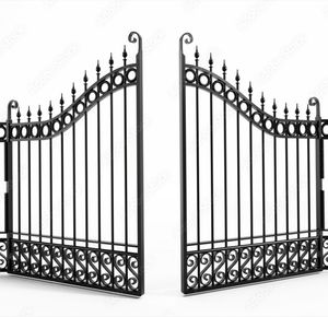 <span class=keywords><strong>รั้ว</strong></span><span class=keywords><strong>เหล็ก</strong></span>ประตูแบบกำหนดเองประตูแกว่งวิลล่าระบบรักษาความปลอดภัยรั้วโลหะดีไซน์พิเศษ - Product Image 1