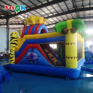 Casa <span class=keywords><strong>de</strong></span> rebote inflable para adultos, casa <span class=keywords><strong>de</strong></span> rebote comercial con tobogán <span class=keywords><strong>de</strong></span> agua - Product Image 4