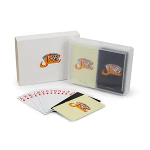 Популярные на рынке Кувейта новые качественные пластиковые ПВХ подарочные прочные карты для игры в покер пластиковые ПВХ сублимационные игральные карты