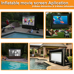 Pantalla Inflable para Cine al Aire Libre, Personalizable, Profesional, con Certificación CE, Eléctrica, de Aire, para Publicidad, Venta al Por Mayor - Product Image 5