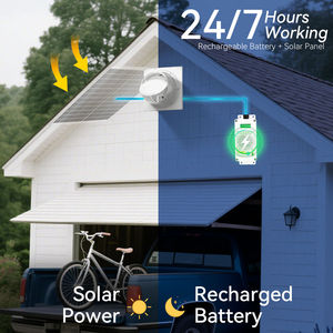 Ventilador de Extracción Solar de Alta Eficiencia de 4 Pulgadas y 25W con Batería de 4A para Ventilación sin Escobillas, Impermeable y Alimentado por Energía Solar YX-XB-4C+25W+4A - Product Image 3