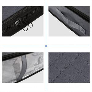 Household Foldable Quilt Bag Under Bed Blankets <b>Clothes</b> Quilt <b>Storage</b> Bag Non-woven Fabric Quilt <b>Storage</b> Bag - Product Image 3