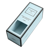 Boîte d'emballage personnalisable pour bouteilles d'huiles essentielles, diffuseurs à bâtonnets et bougies, avec impression de logo et pelliculage mat