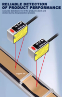 Capteur de déplacement laser MOTEE Interrupteur de mesure de distance Mesure analogique Mesure de l'épaisseur Capteur de hauteur 485