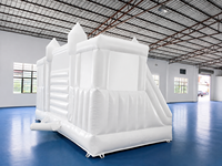Château gonflable pour enfants sur le thème du cirque commercial, toboggan, aire de jeux gonflable, 5x4M, matériau PVC, extérieur, enfants, JIALE JL-3007