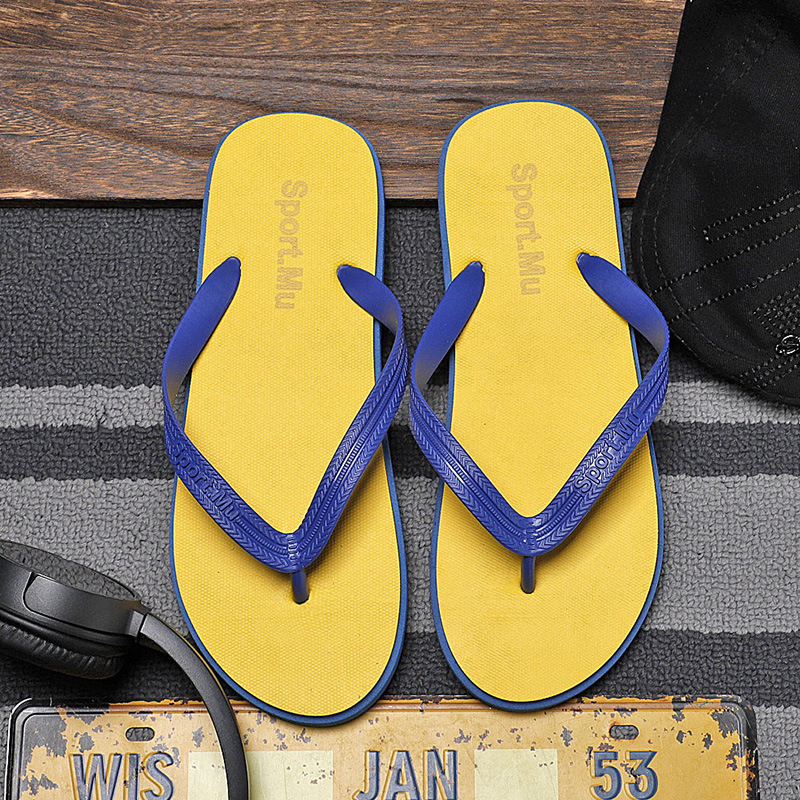wholesale promotional flipflop men rubber slippers summer beach flip flops with logo