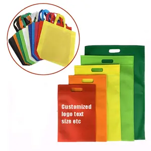 Sac écologique non tissé avec logo sac à provisions réutilisable Non-tissé sacs réutilisables impression couleur