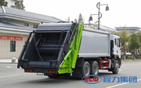 Camion compacteur de déchets 6x4, camion de collecte des ordures, véhicule compresseur de déchets municipaux pour les travaux d'assainissement urbain