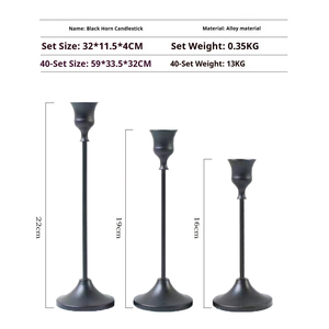 Wedding Retro Brass Color Romantic Christmas Candlelight Dinner <strong>Candles</strong> <strong>Holder</strong> Wedding Prop Metal <strong>Taper</strong> Pillar <strong>Candle</strong> <strong>Holders</strong> - Product Image 6
