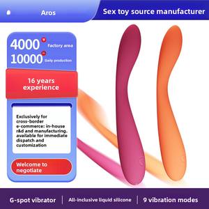 Nuovo Modello Ailos per l'Esportazione, Giocattolo Sessuale Femminile, Stimolatore Clitorideo e del Punto G in Silicone, Massaggiatore Vibrante USB - Product Image 5