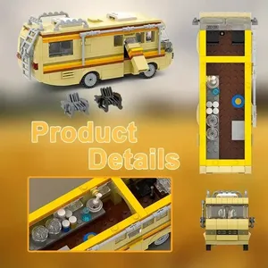 360 Piezas de Bloques de Construcción de Plástico ABS, Modelo de Autobús RV de la <span class=keywords><strong>Película</strong></span> Breaking Bad, Juguetes Educativos de Ladrillos, Regalo de Cumpleaños - Product Image 3