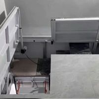 Système de porte électrique dissimulée en acier allié de qualité supérieure pour entrée discrète de sous-sol et cave