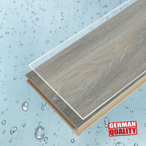 Técnica Geramny Madera exótica 12mm Paso rápido Hdf Suelo laminado verde - Product Image 2