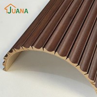 Panneaux muraux ondulés en bois lamellé, panneaux muraux en MDF flexible de qualité supérieure pour la décoration intérieure