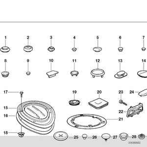 Bmw Car Chassis Support Pad Jack Bracket Pad <b>Engineering</b> <b>Plastics</b> 51711960752 Positioning Jack - Product Image 1