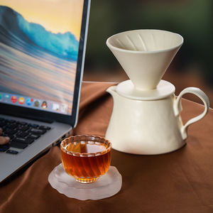 陶瓷手洗滤杯个性化奶油风格现代滴滤式咖啡壶送女朋友的礼物带徽标 - Product Image 5
