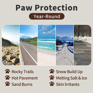 Crème <span class=keywords><strong>de</strong></span> protection à <span class=keywords><strong>la</strong></span> cire pour chiens et chats, hydrate et répare <span class=keywords><strong>les</strong></span> pattements gercés, prévient <span class=keywords><strong>les</strong></span> dommages causés par le pavé chaud, <span class=keywords><strong>la</strong></span> <span class=keywords><strong>neige</strong></span> et le sel, ingrédients naturels - Product Image 5