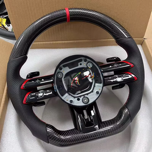 <span class=keywords><strong>Volante</strong></span> de Cuero para Mercedes Benz <span class=keywords><strong>AMG</strong></span> G63 W212 W222 W213 W205 W211 W204 CLA CLS SL500 - Product Image 2