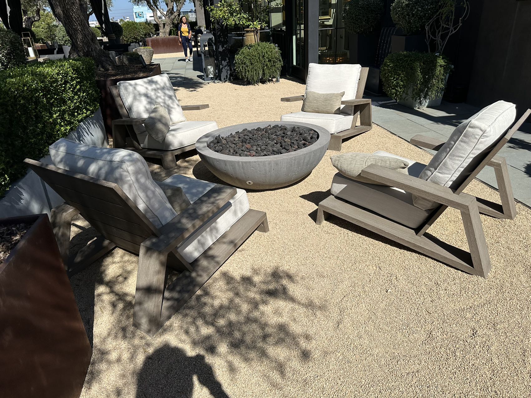Modern Wholesale Luxury solid Teak Natural Wooden Frame Garden Patio Outdoor Couch Sofa