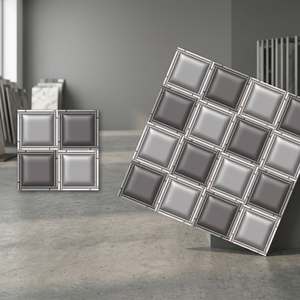 Vistaar Brand 12x12 Inch 3D Digital Ceramic Glazed Floor Tiles Matte <b>Waterproof</b> Modern Design - Product Image 5