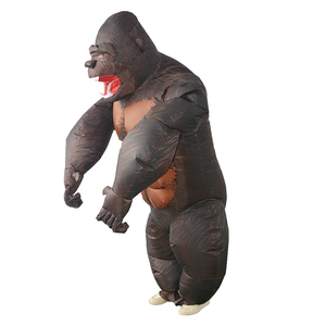Disfraz de Mascota Inflable de <span class=keywords><strong>Gorila</strong></span> King Kong para Adultos, Unisex, para Fiestas de Halloween, Realista, de Poliéster, en Existencia - Product Image 6