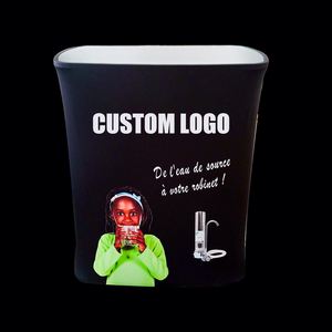 Foldable Aluminum Custom Trade Show Table Counter 3X3 Exhibition <b>Stand</b> Trade Show Booth Table Custom Design Display Counter - Product Image 1