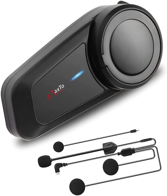 Motorcycle BT Intercom for Helmet Headset  M2 Full Duplex Wireless for 6 Riders1000m Range
