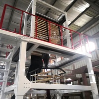 Machine de soufflage de film aba à matrice rotative hdpe double lèvres machine de soufflage de film à anneau d'air lldpe ldpe