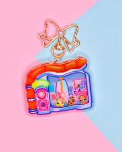 พวงกุญแจอะคริลิค OEM ODM รูปตัวการ์ตูน Little Lovin จาก <span class=keywords><strong>PET</strong></span> Playhouse แรงบันดาลใจจาก LPS สไตล์ Y2K - Product Image 5