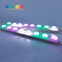 Aglare 45MM Lampe de fête foraine automatique RGB Pixel LED Ampoule étanche pour manège de carrousel, éclairage ponctuel LED pour amusement